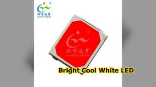 Chip LED SMD branco frio brilhante 5054 0,5W